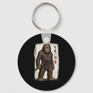 Llavero Samurai Bigfoot Japonés Art Anime Funny Hombres Mu