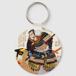 Llavero Samurai, guerrero japonés clásico tradicional de G