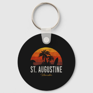 Llavero San Agustín Beach Florida Palmas Vacation Surf