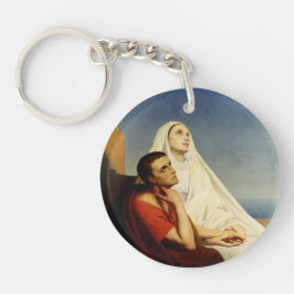 Llavero San Agustín y Santa Mónica
