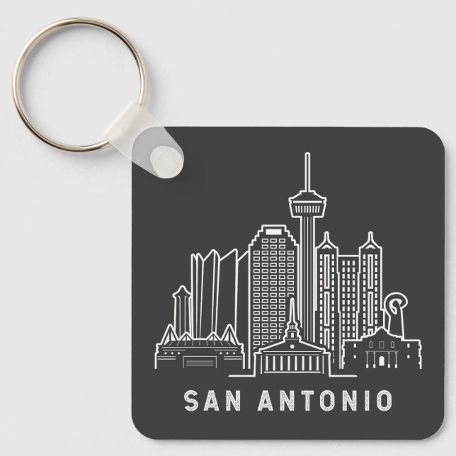 Llavero San Antonio Texas (Anverso)