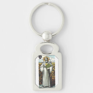 Llavero San Columbano misionero irlandés
