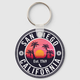 Llavero San Diego California Sunset Vacation Souvenirs 60