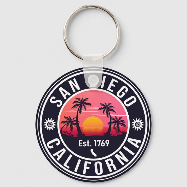 Llavero San Diego California Sunset Vacation Souvenirs 60 (Anverso)