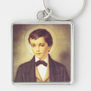 Llavero San Domenico Savio alumno de Juan Bosco