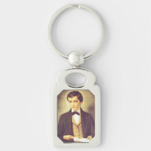 Llavero San Domenico Savio alumno de Juan Bosco