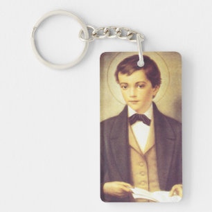 Llavero San Domenico Savio alumno de Juan Bosco
