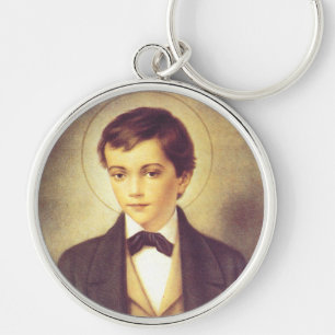 Llavero San Domenico Savio alumno de Juan Bosco