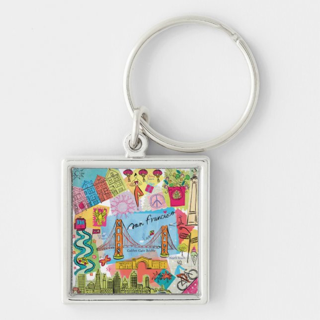 Llavero San Francisco, California (Frente)