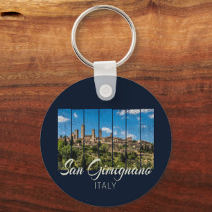 Llavero San Gimignano Toscana Italia Vista panorámica