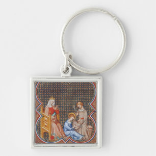 Llavero San Luis IX de Francia Patrono de Reyes Arte