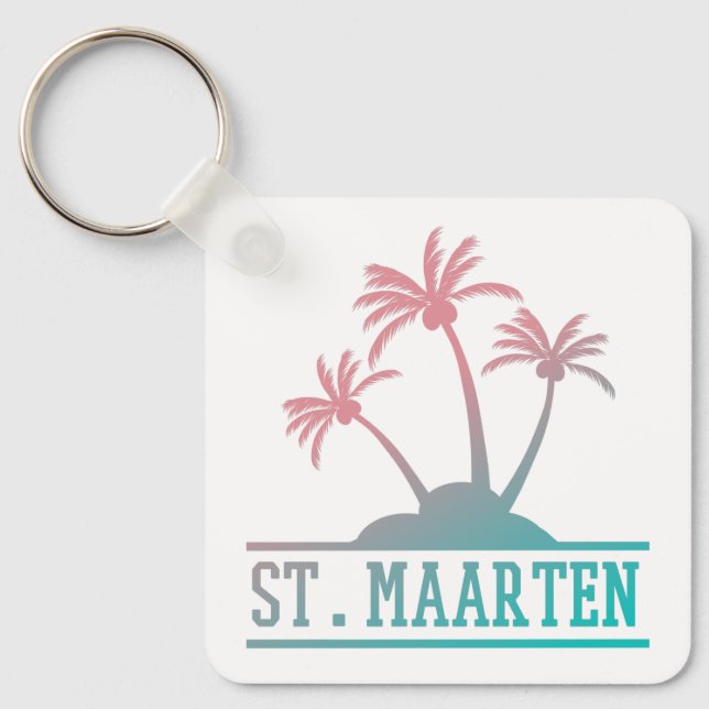 Llavero San Martín | Gradiente Sint Martin (Anverso)