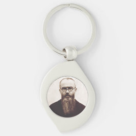 Llavero San Maximiliano Kolbe sacerdote católico polaco