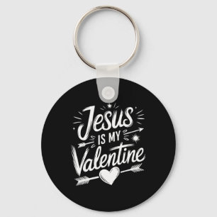 Llavero San Valentín Cristiano Jesús Es Mi Valentín, Valen