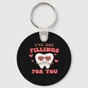 Llavero San Valentín Dental Tengo Empastes Para Ti