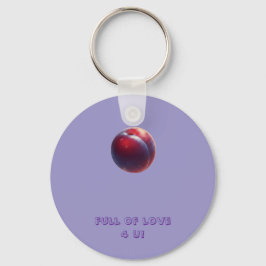 Llavero San Valentines Ciruela