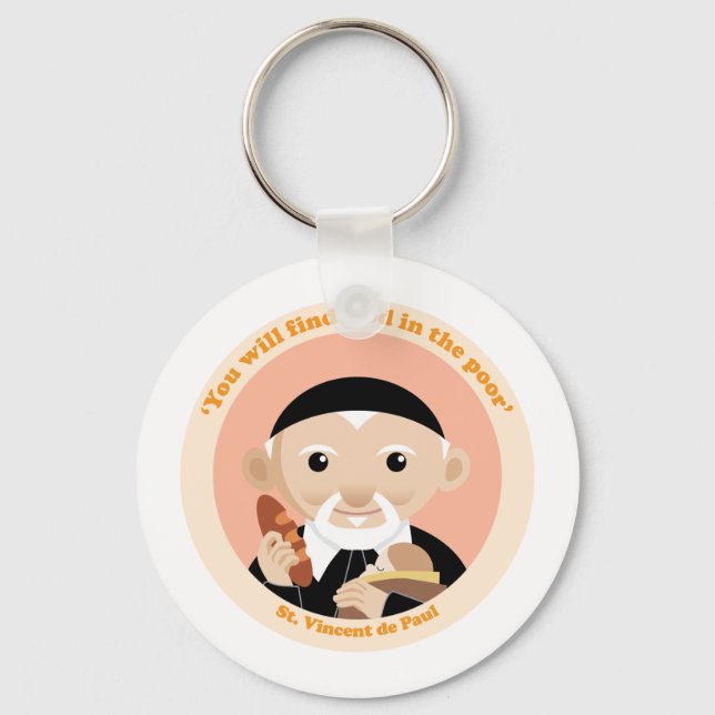 Llavero San Vicente de Paul (Anverso)