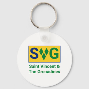 Llavero San Vicente y las Granadinas bandera Vincy