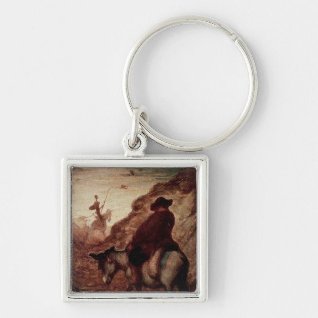 Llavero Sancho y Don Quijote, siglo XIX (Frente)