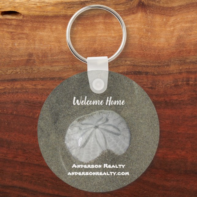 Llavero Sand Dollar Coastal Home Sales Inmobiliaria (Anverso)