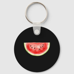 Llavero Sandía Verano Acuarela Fruta Rodaja Jugosa