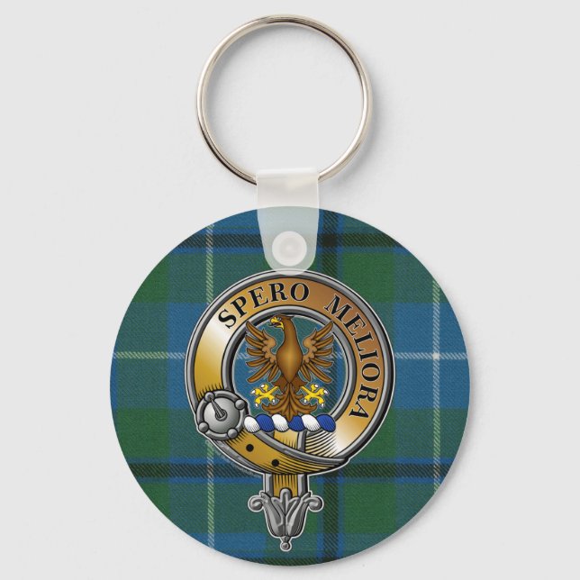 Llavero Sandilands Tartan & Badge (Anverso)