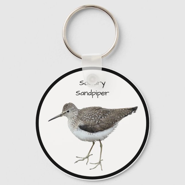 Llavero Sandpiper solitario (Anverso)