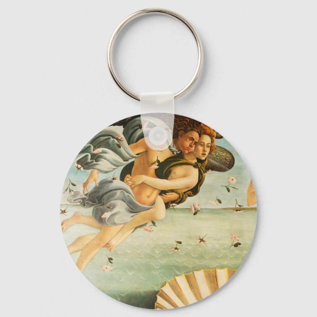 Llavero Sandro Botticelli El nacimiento de Venus Céfiro, C (Anverso)