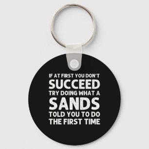 Llavero Sands Funny Surname Family Tree Birday Reunion I