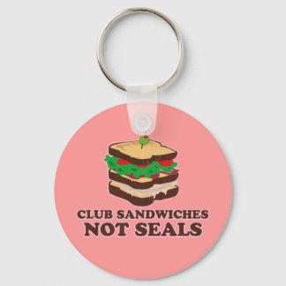 Llavero Sándwich de club no focas
