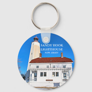 Llavero Sandy Hook Lighthouse New Jersey Keychain