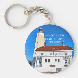 Llavero Sandy Hook Lighthouse New Jersey Keychain