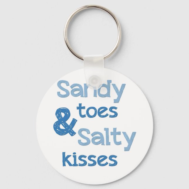 Llavero Sandy Toes Salty Kiss (Anverso)