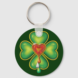 LLAVERO SANGRE IRLANDESA * CORAZÓN IRLANDÉS
