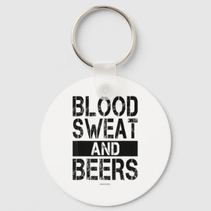 Llavero Sangre Sudor Y Cervezas - Motivación Gimnasio Fitn