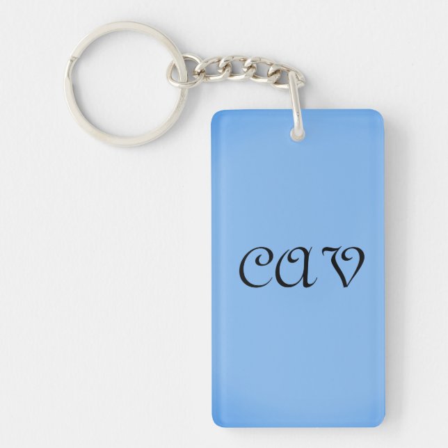 Llavero Sangria Cornflower Blue (Frente)