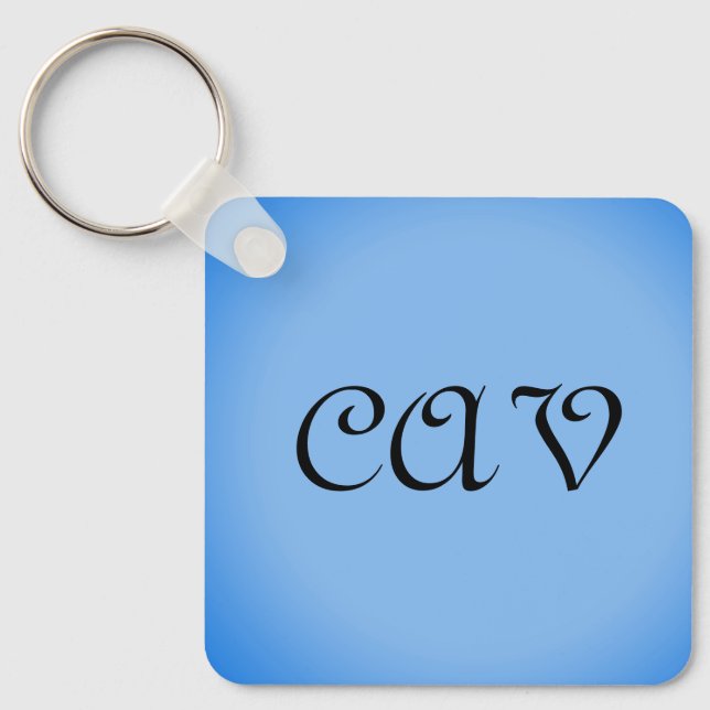 Llavero Sangria Cornflower Blue (Anverso)