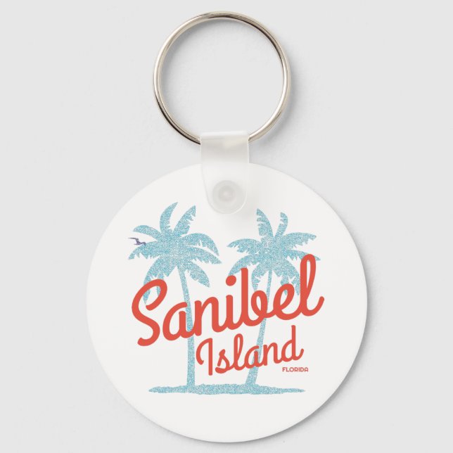 Llavero Sanibel Island Florida Gulf Coast Souvenir (Anverso)