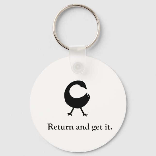 Llavero Sankofa Regresa y llévatelo. (Anverso)