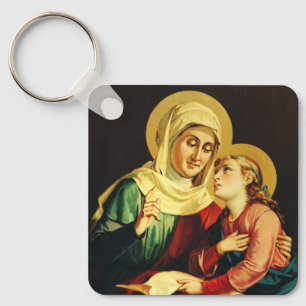 Llavero Santa Ana y la Virgen María