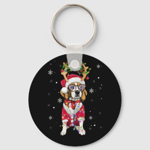 Llavero Santa Beagle reindeer Light Christmas gifts