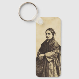 Llavero Santa Bernadette Soubirous Arte Fino