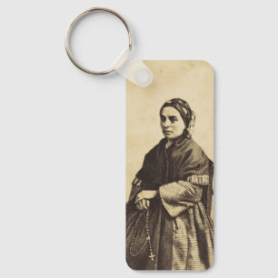 Llavero Santa Bernadette Soubirous Arte Fino