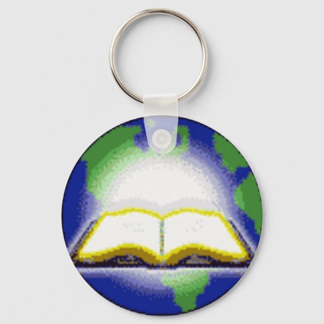 Llavero Santa Biblia y Globe (Anverso)
