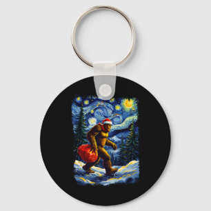 Llavero Santa Bigfoot Navidad Divertido Sasquatch Cree Va