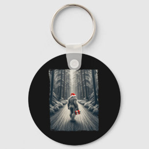 Llavero Santa Bigfoot Navidad Sasquatch Cree