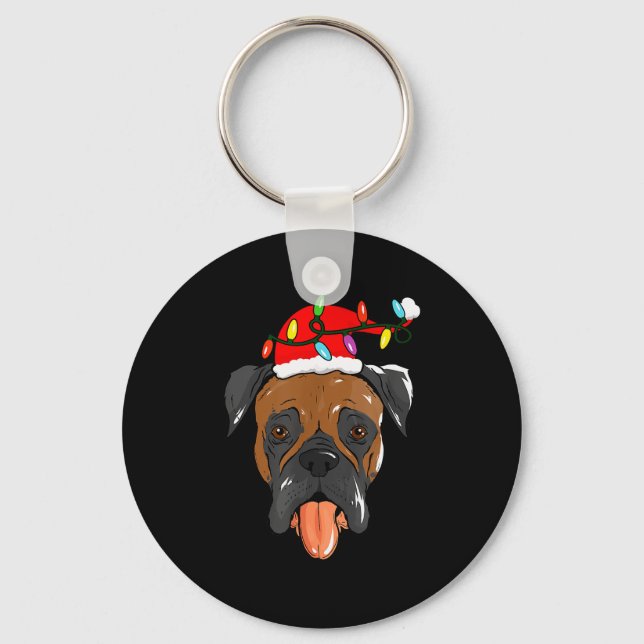 Llavero Santa Boxer Light Christmas  (Anverso)