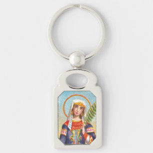 Llavero Santa Catalina de Alejandría con vestido egipcio