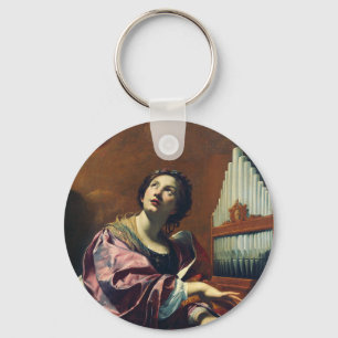Llavero Santa Cecilia por Simon Vouet