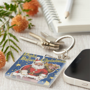 Llavero Santa Claus antiguo, Era la Noche Antes de Navidad